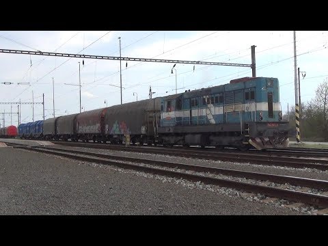 ZSSKC 742.629 na nákladnom vlaku - Senica (SK) 5.4. 2019