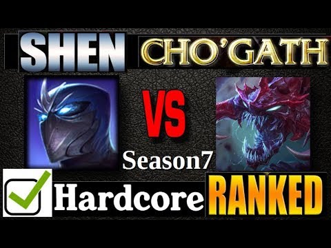 [S7/Top] Barrier ShenMain vs. ChoGath (Montage#22)/LoL