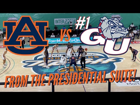 AUBURN VS #1 GONZAGA BASKETBALL - FT MYERS TIP OFF