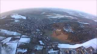 preview picture of video 'Winterflug Maßbach 2013'