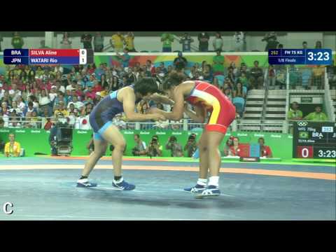 1/8 FW - 75 kg: A. DA SILVA FER (BRA) df. R. WATARI (JPN), 4-3