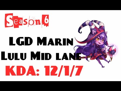 Korea Challenger LOL - LGD Marin - Lulu Mid lane (Feb 22, 2016)