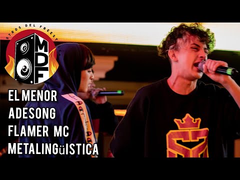 EL MENOR vs METALINGÜISTICA vs ADESONG vs FLAMER MC // FILTROS // MDF MAESTROS DEL FREESTYLE