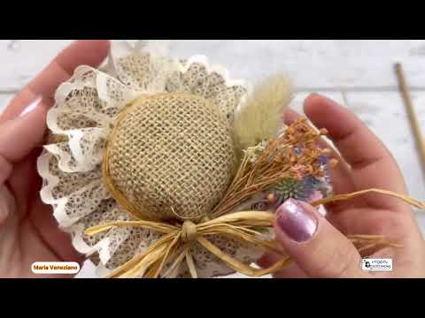 Tutorial super facile cappellini in juta con riciclo tappo bottiglia