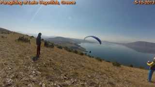 preview picture of video 'Paragliding at Lake Vegoritida'