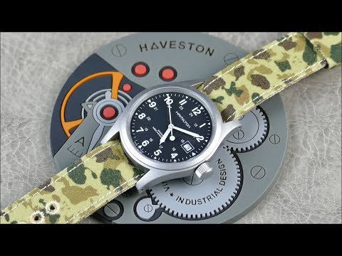 On the Wrist, from off the Cuff: Haveston P-42C, Dual-Sided WW2 Inspired Camo Strap