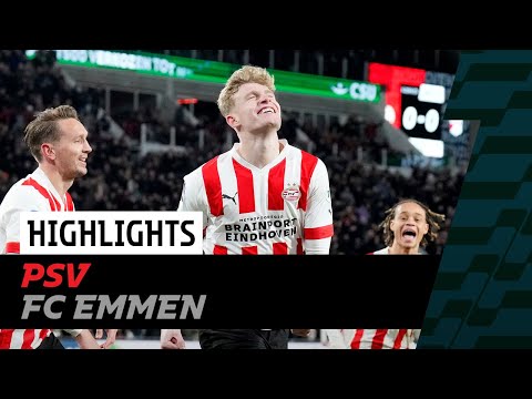 PSV Philips Sport Vereniging Eindhoven 3-1 FC Emmen
