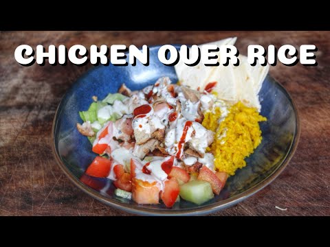 HALAL GUYS Chicken over Rice Recipe - NEW YORK CITY FOOD KART DISH HOMEMADE - 0815BBQ- International