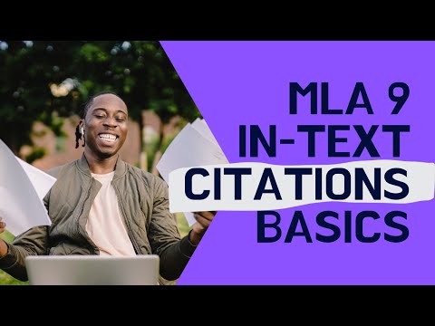 MLA 9: In-Text Citation Basics