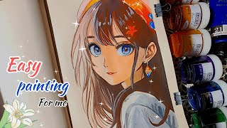 Easy Gouache Painting for Beginners || Step-by-Step Guide to Creating Stunning Art!✨