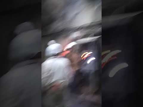 How interior of mine look likes . Going inside the mines through Shaft