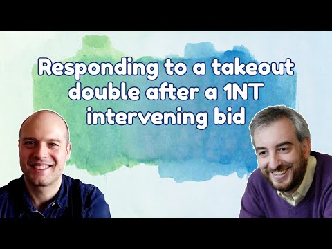 Responding to a takeout double after a 1NT intervening bid