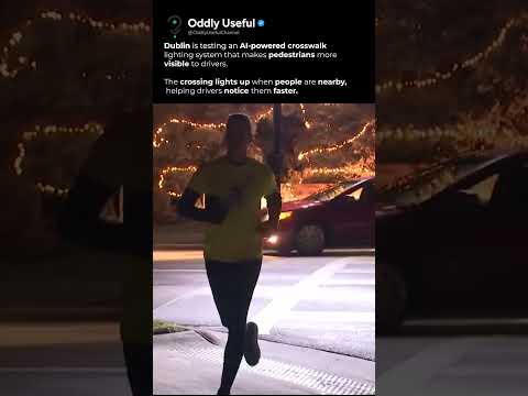 Dublin’s Smart Crosswalk Lights Up