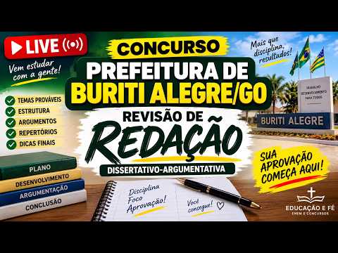 REDAÇÃO BURITI ALEGRE/GO: Temas Prováveis + Estrutura para a Prova