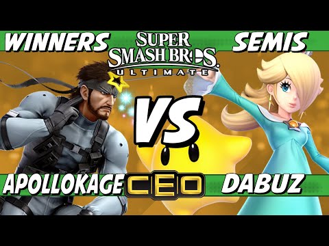 CEO 2023 - ApolloKage (Snake) vs Dabuz (Rosa) Winners Semis - Smash Ultimate