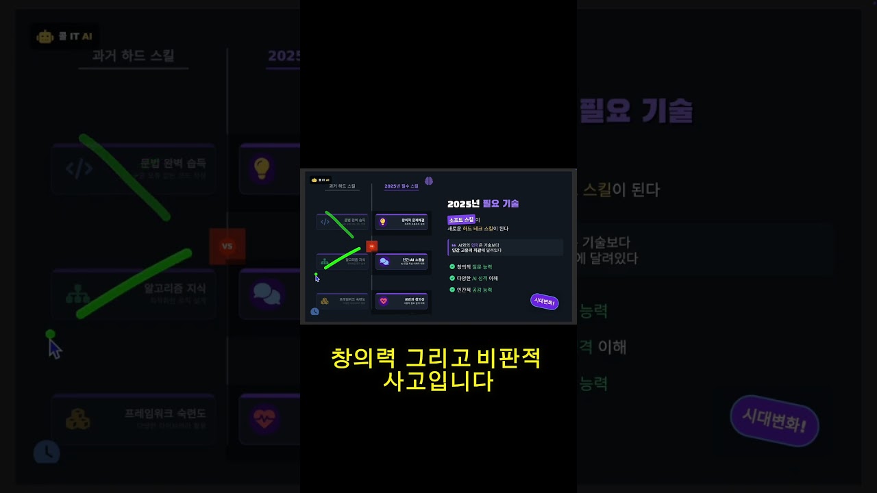 AI 시대, 가장 중요한 기술은 '이것'입니다. (코딩 아님) #AI #소프트스킬 #꿀팁