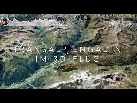 MTB-Transalp Engadin in 3D