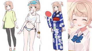 リスナーの考えた夏衣装が可愛すぎる!!(プロも参加)【しぐれうい/切り抜き】