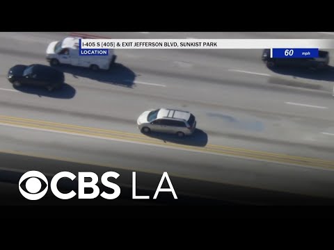 Southern California pursuit suspect surrenders after crossing border into Mexico