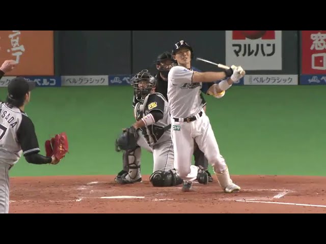 【5回裏】ファイターズ・大野 点差を縮めるタイムリーで反撃!! 2016/6/10 F-T