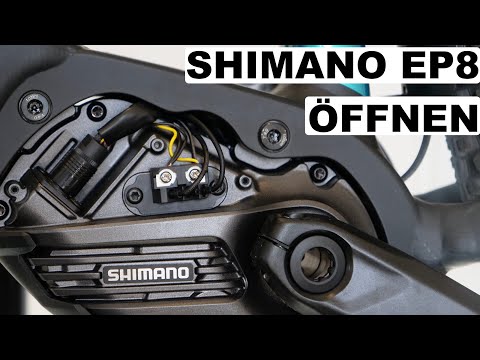 Shimano EP8 öffnen - Abdeckung enfernen - Anschlüsse und Stecker