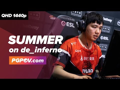 [CSGO POV] Summer (TYLOO) vs R-Stars / 23-7 / de_inferno // Player Settings in desc.