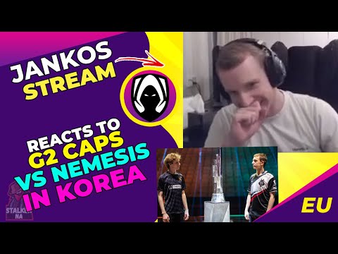 Jankos Reacts to G2 CAPS vs GENG NEMESIS in Korean SoloQ 👀
