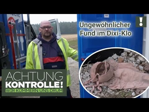 Reizwäsche im stinkenden WC 🙈 Ungewöhnlicher Fund im Dixi-Klo | Achtung Kontrolle