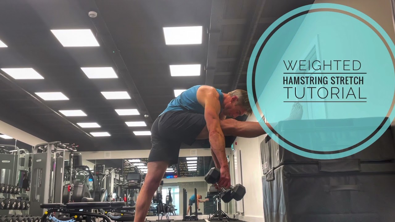 Weighted hamstring stretch tutorial