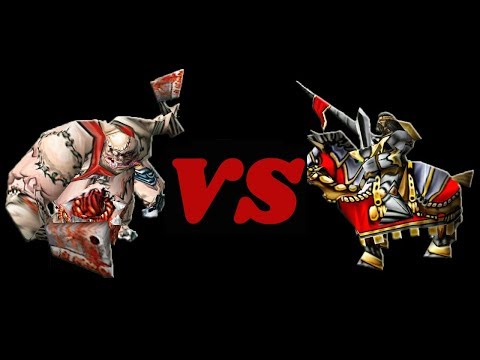 Warcraft 3 - Abomination VS Knight (Fully Upgraded)