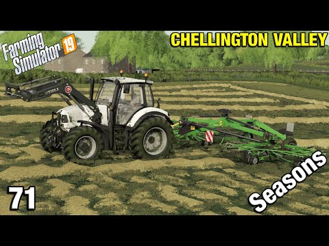 THE HAY FIELD IS DRY Chellington Valley Timelapse - FS19 Ep 71