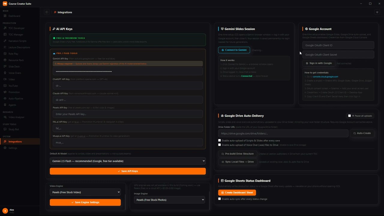 Integrations — The Engine Room
