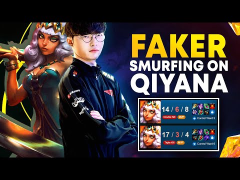 Now FAKER is SPAMMING Qiyana???