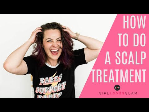 Part of a video titled How to Give a Scalp Treatment - YouTube
