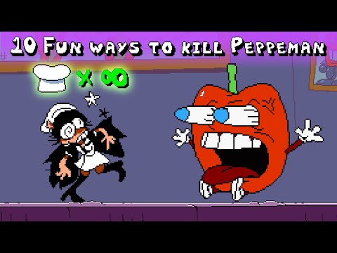10 Fun Ways for Peppina to Kill Pepperman in Pizza Tower