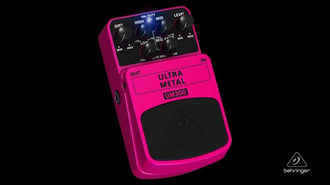 Behringer UM300 Ultra Metal Distortion Pedal