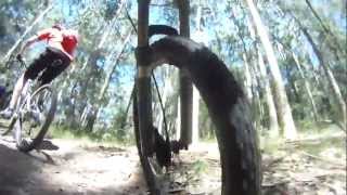 preview picture of video 'Awaba mountain bike trail on Yeti 575'