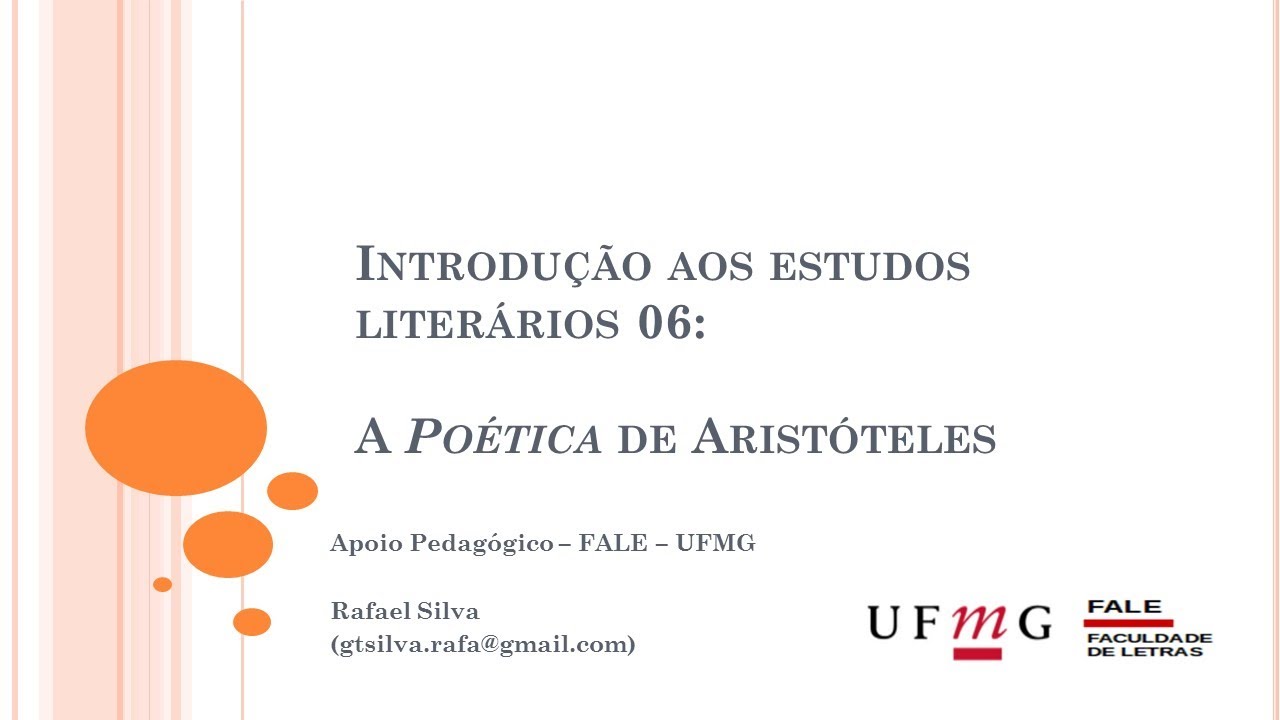 Introdução aos estudos literários 06: A Poética de Aristóteles