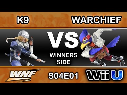 WNF S04E01 - K9 (Sheik) Vs. Circa War Chief (Falco) Winners Side - Smash Wii U