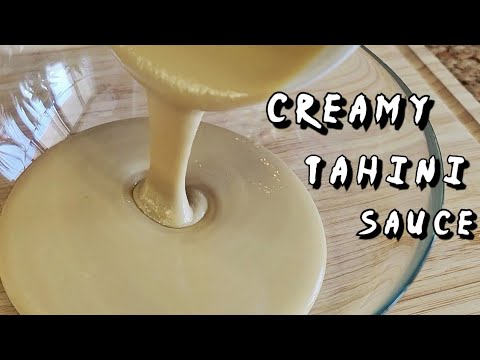 creamy tahini sauce recipe