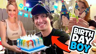 It's David's Birthday & he drank a little much...