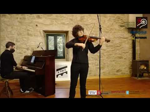 Anxo Gómez Piñeiro (12 years old).- Sinfonía Española op.21 .- 1ª parte.- Edouard Lalo