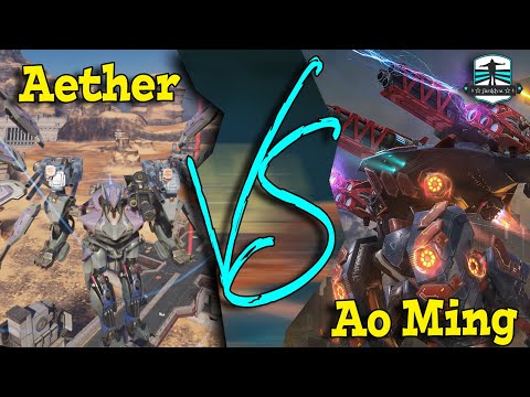 NEW Titan Aether vs Ao Ming Comparison - Speed Defense & Firepower - War Robots