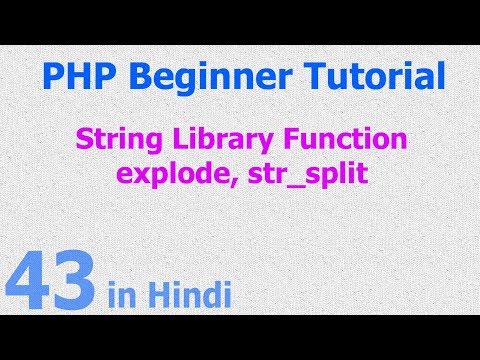 43 Php String Function String To Array