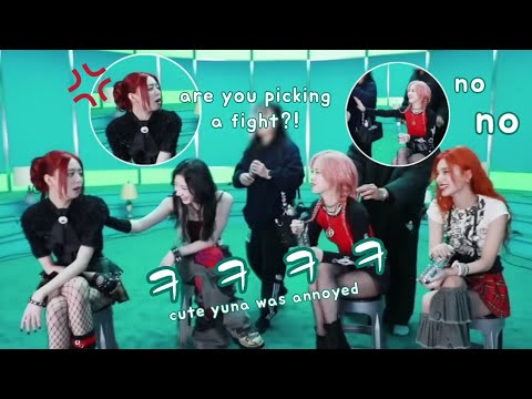 when yuna gets mad to her ryujin unnie ㅋㅋㅋㅋ