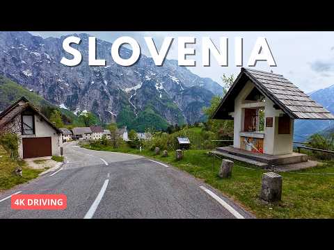 Vršič Pass Drive from Bovec to Kranjska Gora | Scenic Alpine Ascent in Slovenia | 4K