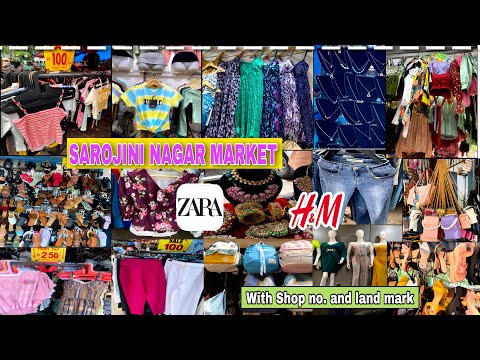 Sarojini Nagar Market Delhi | Latest August collection with Shop no.& Landmark #sarojininagarmarket