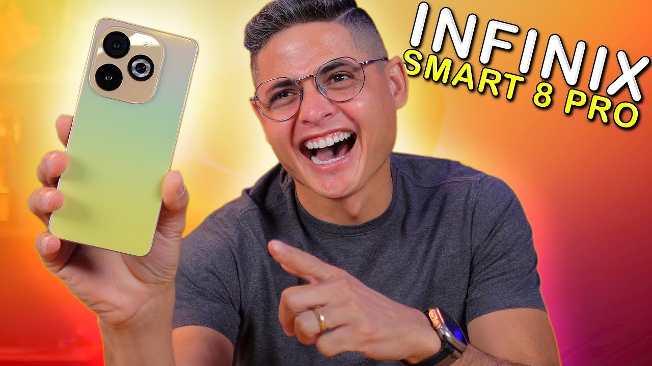 Miniatura da avaliação em vídeo de Infinix Smart 10 256GB 4GB RAM Câmera 8MP com IA Tela 6.67'' 120Hz Preto