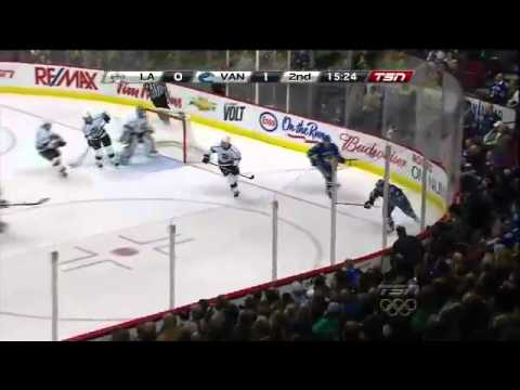 Vancouver Canucks vs Los Angeles Kings March 25 2012 Highlights