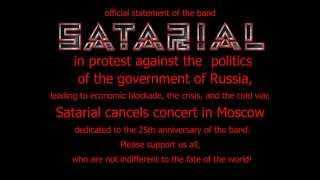 Satarial in protest against the politics